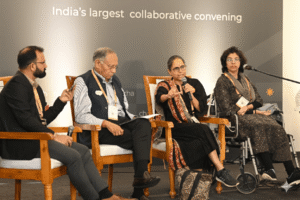 Speakers at charcha 2025